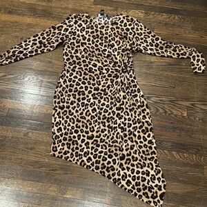 Cheetah print dress